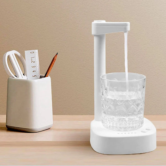 USB Charging Desktop Water Dispenser – Smart One Button Operation, Portable Water Pump for Home & Office