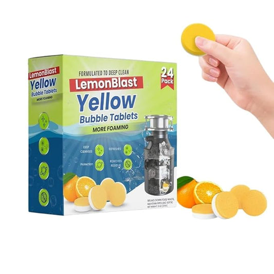 LemonBlast Yellow Bubble Tablets (24pc)